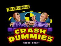 une photo d'Ã©cran de The Incredible Crash Dummies sur Sega Megadrive